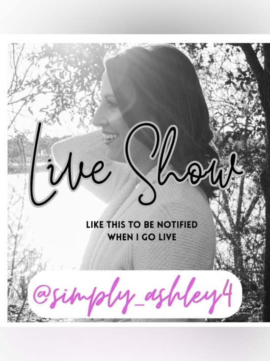 Other - 💜Simply Ashley is Live💜 like this listing to get notified of lives!